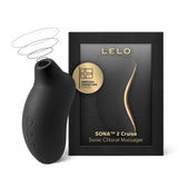 Lelo Sona 2 Cruise (Black) – Waterproof Clitoral Massager with Cruise Control > Sex Toys For Ladies > Clitoral Vibrators and Stimulators - Tophatter Daily Deals