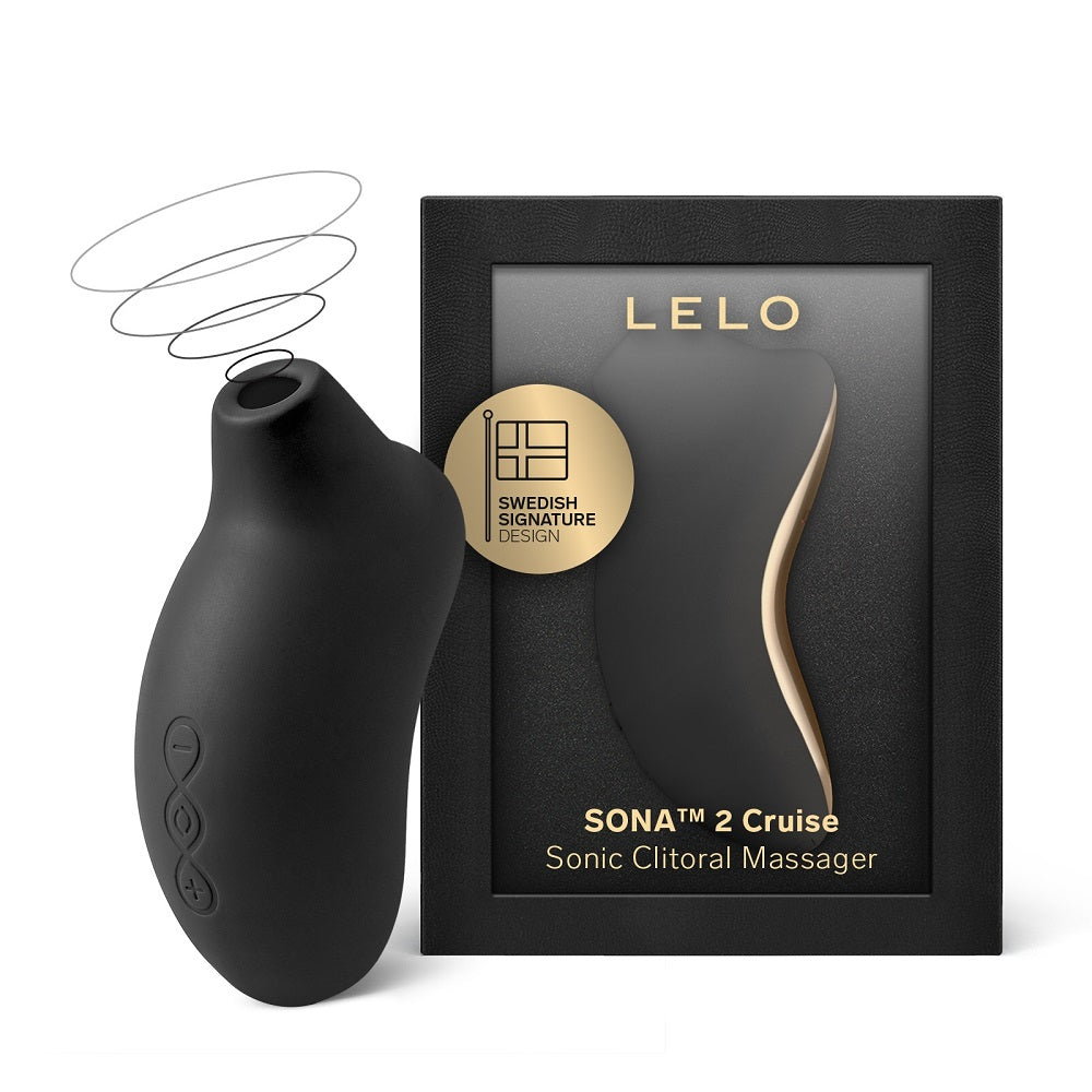 Lelo Sona 2 Cruise (Black) – Waterproof Clitoral Massager with Cruise Control > Sex Toys For Ladies > Clitoral Vibrators and Stimulators - Tophatter Daily Deals