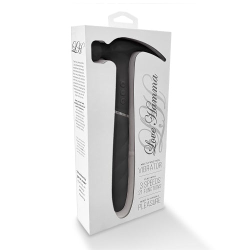 Love Hamma Round Tip Vibrator Black with Powerful Dual Stimulation and Multiple Speeds > Vibrators > Unconventional - Tophatter Daily Deals