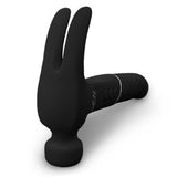 Love Hamma Round Tip Vibrator Black with Powerful Dual Stimulation and Multiple Speeds > Vibrators > Unconventional - Tophatter Daily Deals
