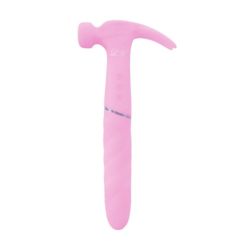 Love Hamma Round Tip Vibrator Pink with Dual Stimulation and Multiple Speeds > Vibrators > Unconventional - Tophatter Daily Deals