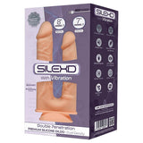 Silexd Model 1 Double Penetration Flesh Silicone Dildo (8 Inch and 7 Inch) > Vibrators > Realistic Vibrators - Tophatter Daily Deals