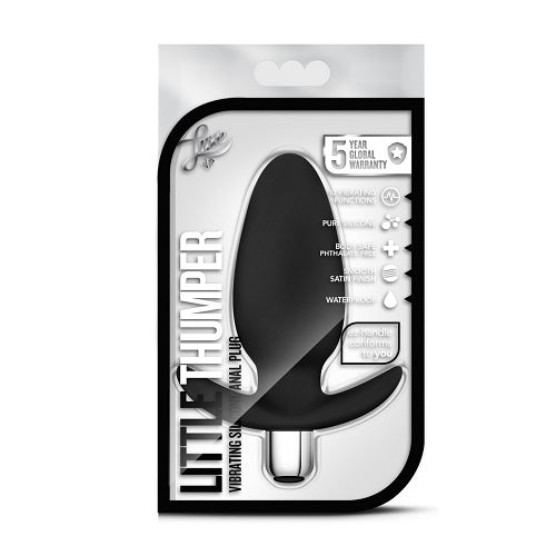 Luxe Little Thumper Black Vibrating Anal Plug 4 Inch > Anal Range > Vibrating Butt Plugs - Tophatter Daily Deals