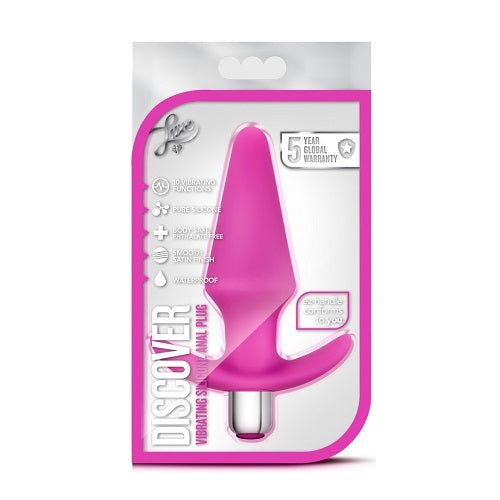 Luxe Discover Pink Anal Plug with 10 Vibrating Functions > Anal Range > Vibrating Butt Plugs - Tophatter Daily Deals