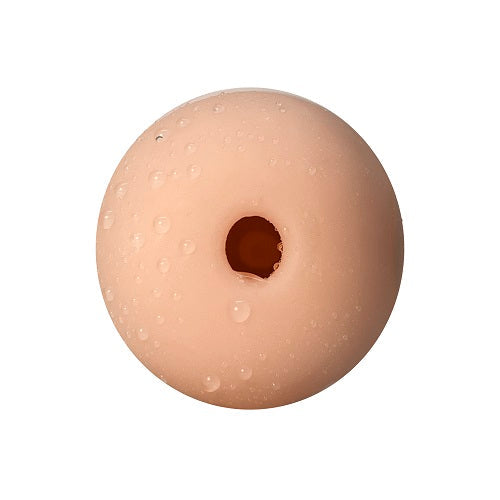 Alive Mini Shot Masturbator Compact Travel-Sized Strokerl White and Orange > Sex Toys For Men > Masturbators > Manual - Tophatter Daily Deals