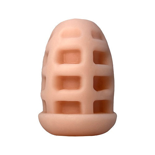 Alive Mini Shot Masturbator Compact Travel-Sized Strokerl White and Orange > Sex Toys For Men > Masturbators > Manual - Tophatter Daily Deals