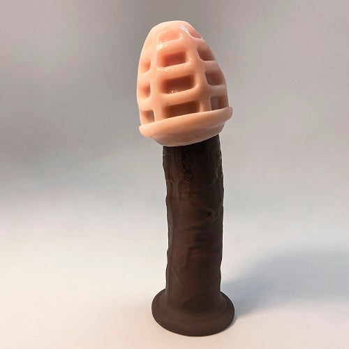 Alive Mini Shot Masturbator Ass Compact Anal Experience White and Purple > Sex Toys For Men > Masturbators Cup - Tophatter Daily Deals