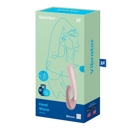 Satisfyer Heat Wave Connect App Vibrator Mauve with Dual Motors and Warming Function > Sex Toys > Couples Toys - Tophatter Daily Deals