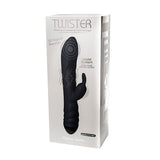 Adrien Lastic Twister Rabbit Massager Black with Ultra Wave Motion System > Vibrators > Ladies > Rabbit - Tophatter Daily Deals