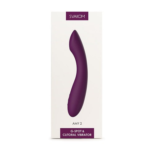 Svakom Amy 2 – Waterproof G-Spot and Clitoral Vibrator > Sex Toys For Ladies > G-Spot Vibrators - Tophatter Daily Deals
