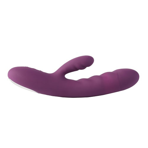 Svakom Avery (Black) – Waterproof Thrusting Vibrator with Clitoral Stimulator and Multiple Modes > Vibrators > Ladies > Rabbit Multi - Tophatter Daily Deals