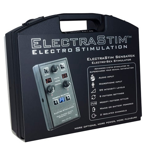 ElectraStim SensaVox – Advanced Dual-Channel Electro Sex Stimulator E-STIM TOYS - Tophatter Daily Deals