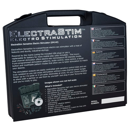 ElectraStim SensaVox – Advanced Dual-Channel Electro Sex Stimulator E-STIM TOYS - Tophatter Daily Deals