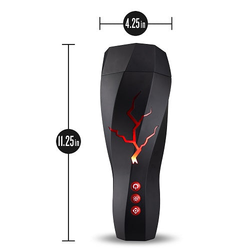 M for Men Storm (White) – Ribbed Masturbator Cup Vibrator with 7 Vibration Functions and Suction > Sex Toys For Men > Masturbators > Vibrating - Tophatter Daily Deals