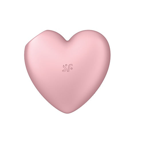 Satisfyer Cutie Heart Vibrator Pink Light Red Air Pulsation Stimulator > Sex Toys For Ladies > Air Pulsation - Tophatter Daily Deals