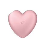 Satisfyer Cutie Heart Vibrator Pink Light Red Air Pulsation Stimulator > Sex Toys For Ladies > Air Pulsation - Tophatter Daily Deals