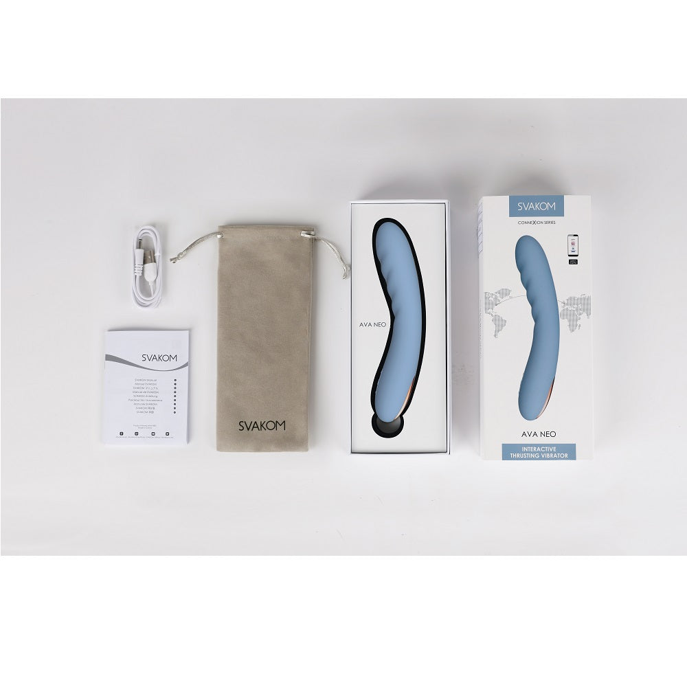 Svakom Ava Neo – Interactive Thrusting Vibrator with App Control > Vibrators > Standard Vibrators - Tophatter Daily Deals