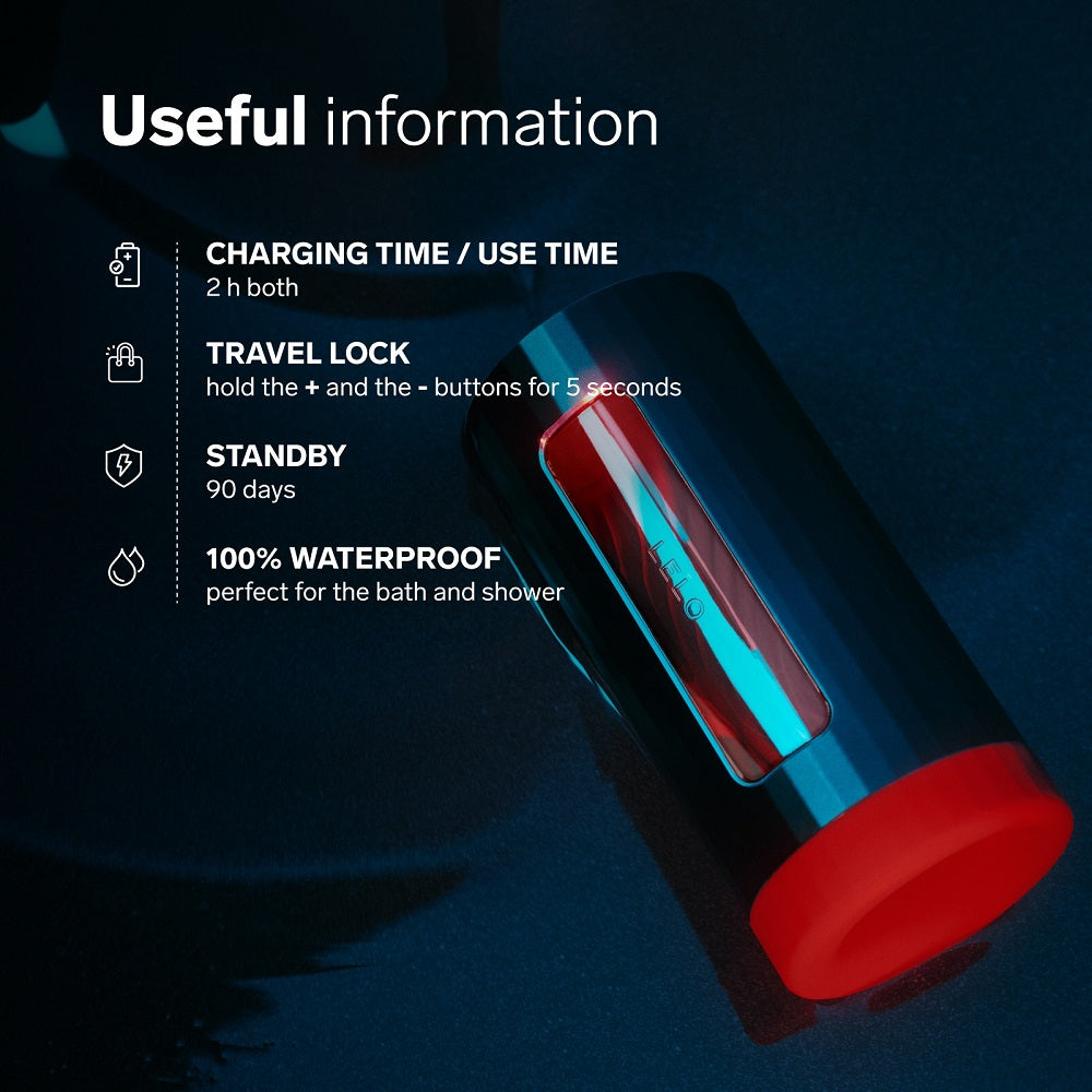 Lelo F1S V3 (Blue) – Interactive AI Male Masturbator > Sex Toys For Men > Masturbators Premium - Tophatter Daily Deals