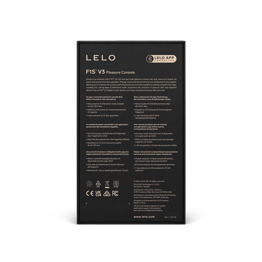 Lelo F1S V3 (Blue) – Interactive AI Male Masturbator > Sex Toys For Men > Masturbators Premium - Tophatter Daily Deals