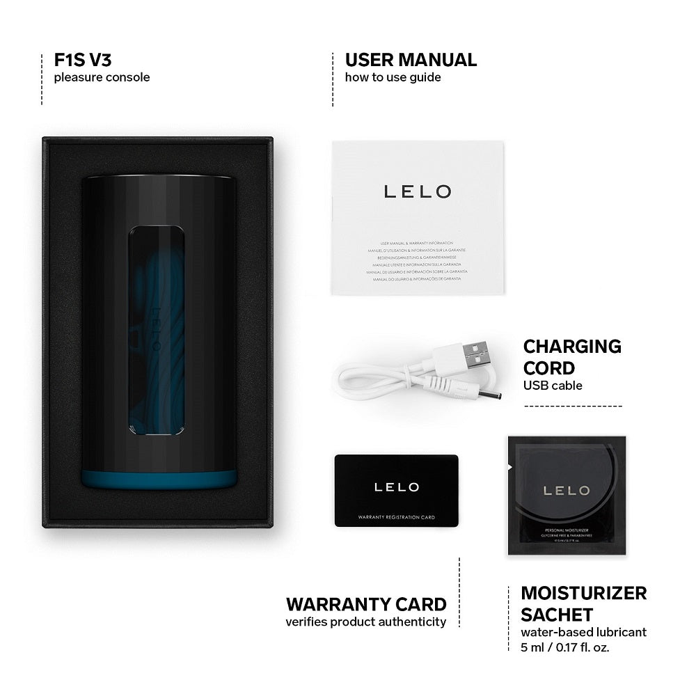 Lelo F1S V3 (Blue) – Interactive AI Male Masturbator > Sex Toys For Men > Masturbators Premium - Tophatter Daily Deals
