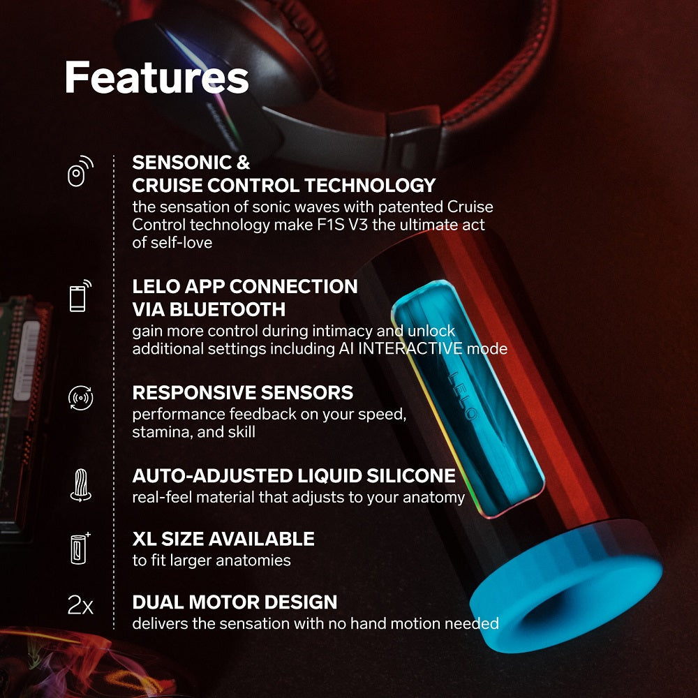 Lelo F1S V3 (Blue) – Interactive AI Male Masturbator > Sex Toys For Men > Masturbators Premium - Tophatter Daily Deals