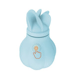 Adrien Lastic Caress Blue Rotating Massager with 5 Interchangeable Heads > Vibrators > Standard Vibrators - Tophatter Daily Deals