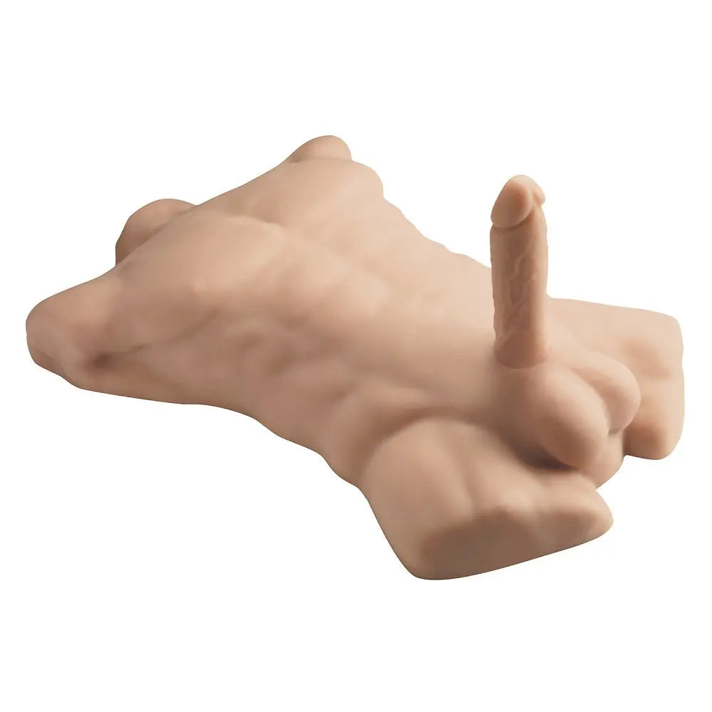 Silexd 7 Inch Apollo Half Male Torso with Interchangeable Dildo Liquid Silicone Caramel > Sex Toys > Sex Dolls > Premium - Tophatter Daily Deals