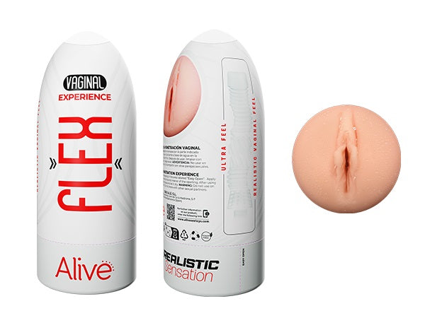 Alive Vaginal Flex (Size M) – Flexible Masturbator Toy > Sex Toys For Men > Masturbators > Manual - Tophatter Daily Deals