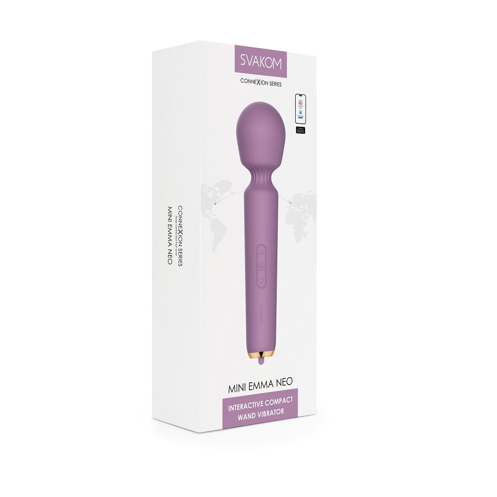 Svakom Mini Emma Neo – Compact Remote-Controlled Wand Vibrator > Sex Toys > Mini Massagers - Tophatter Daily Deals