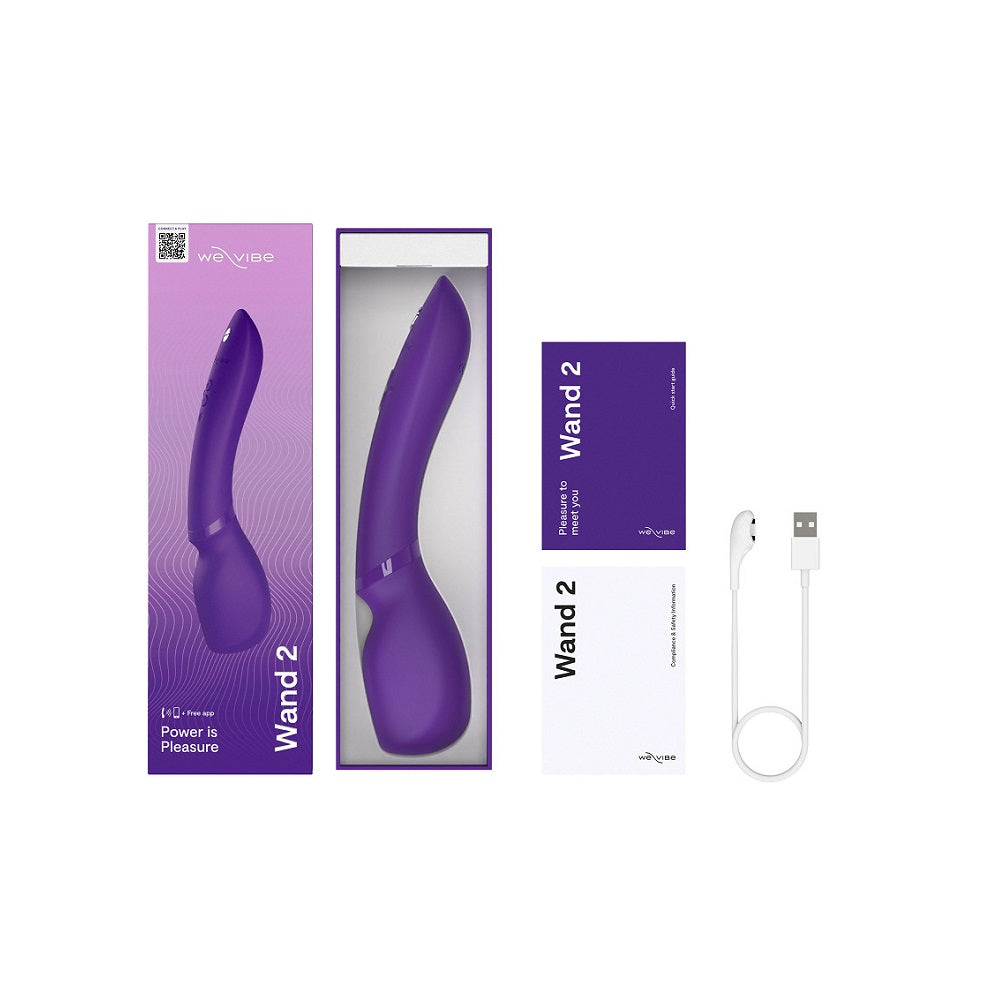 We-Vibe Wand 2 (Purple) – Cordless Powerful Vibrating Massager > Sex Toys > Massage Wands - Tophatter Daily Deals