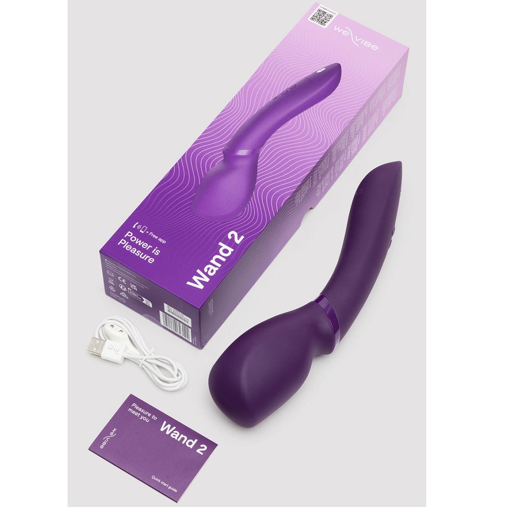 We-Vibe Wand 2 (Purple) – Cordless Powerful Vibrating Massager > Sex Toys > Massage Wands - Tophatter Daily Deals