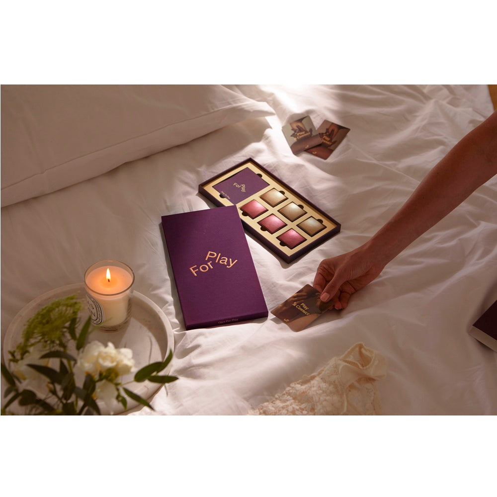 For Play His and Hers Couples Chocolate (Dark) – Artisan Vegan Chocolate Gift Set > Novelties > Candy & Edible Items - Tophatter Daily Deals