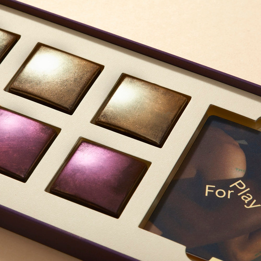 For Play His and Hers Couples Chocolate (Dark) – Artisan Vegan Chocolate Gift Set > Novelties > Candy & Edible Items - Tophatter Daily Deals