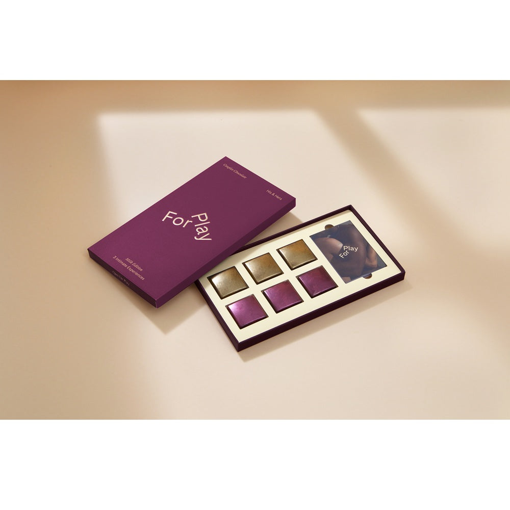 For Play His and Hers Couples Chocolate Milk – Vegan Chocolate Box > Novelties > Candy & Edible Items - Tophatter Daily Deals