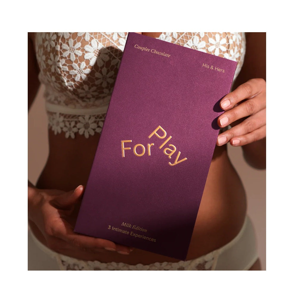 For Play His and Hers Couples Chocolate Milk – Vegan Chocolate Box > Novelties > Candy & Edible Items - Tophatter Daily Deals