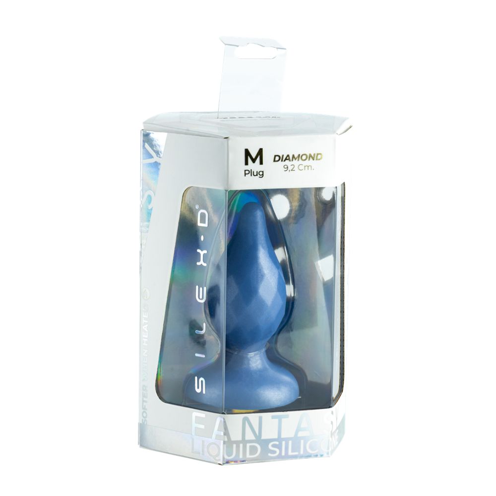SilexD Fantasy Collection Diamond Butt Plug Medium – Silicone Butt Plug > Anal Range > Jewel Butt Plugs - Tophatter Daily Deals
