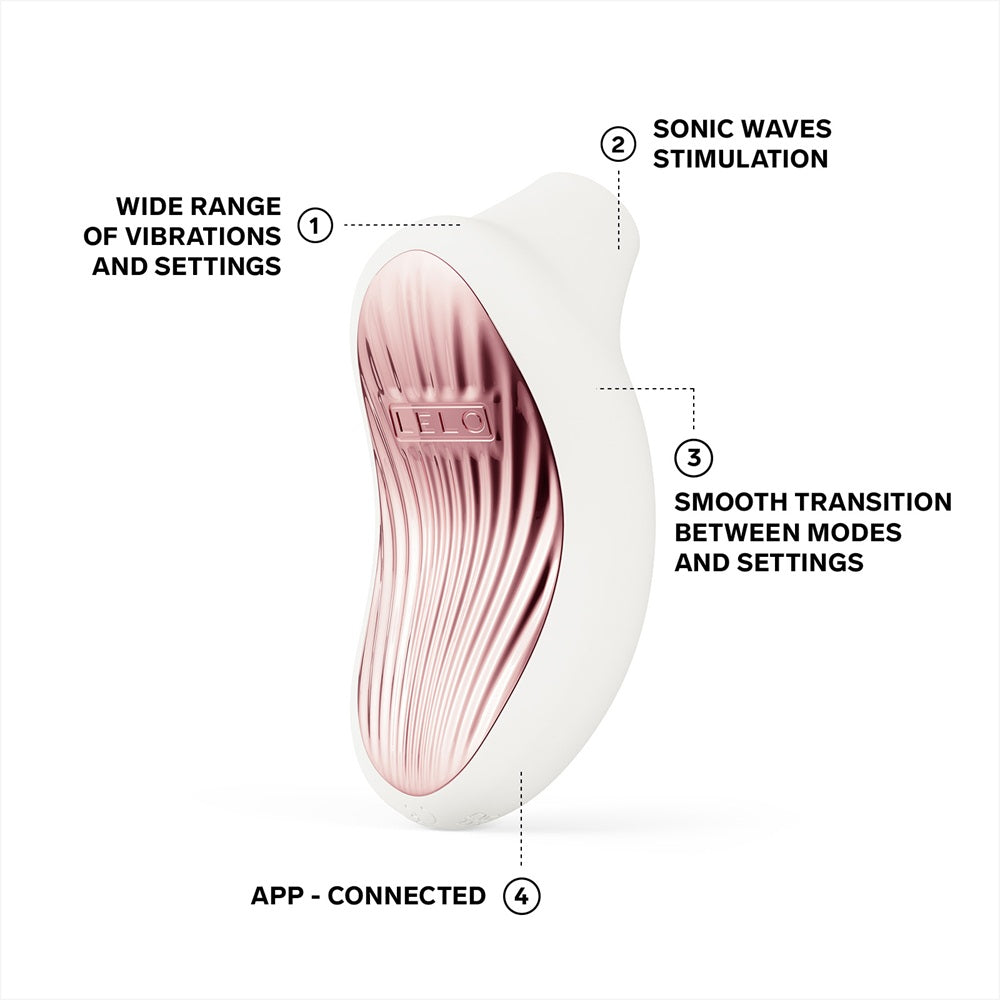 Lelo Sona 3 (White)– Luxury Clitoral Massager > Sex Toys For Ladies > Clitoral Vibrators and Stimulators - Tophatter Daily Deals