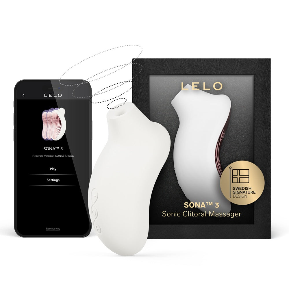 Lelo Sona 3 (White)– Luxury Clitoral Massager > Sex Toys For Ladies > Clitoral Vibrators and Stimulators - Tophatter Daily Deals
