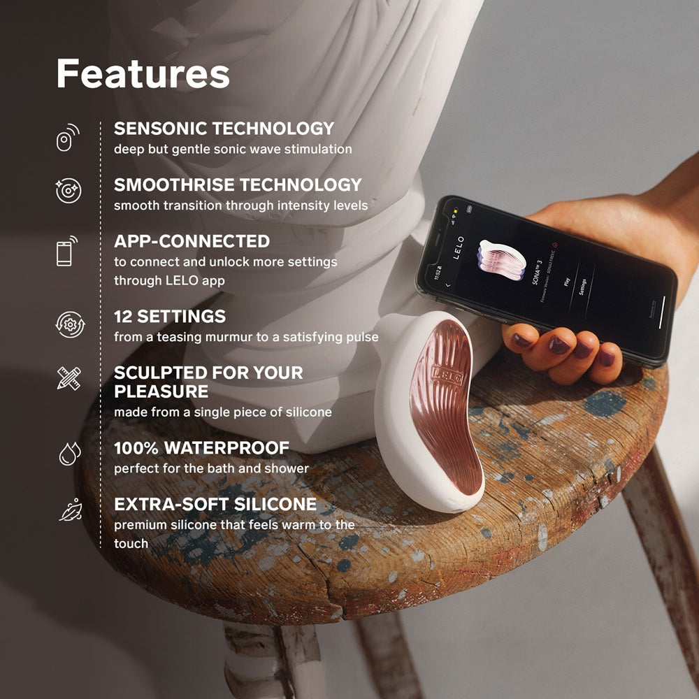 Lelo Sona 3 (Cyber Purple) – Luxury Clitoral Massager > Sex Toys For Ladies > Clitoral Vibrators and Stimulators - Tophatter Daily Deals
