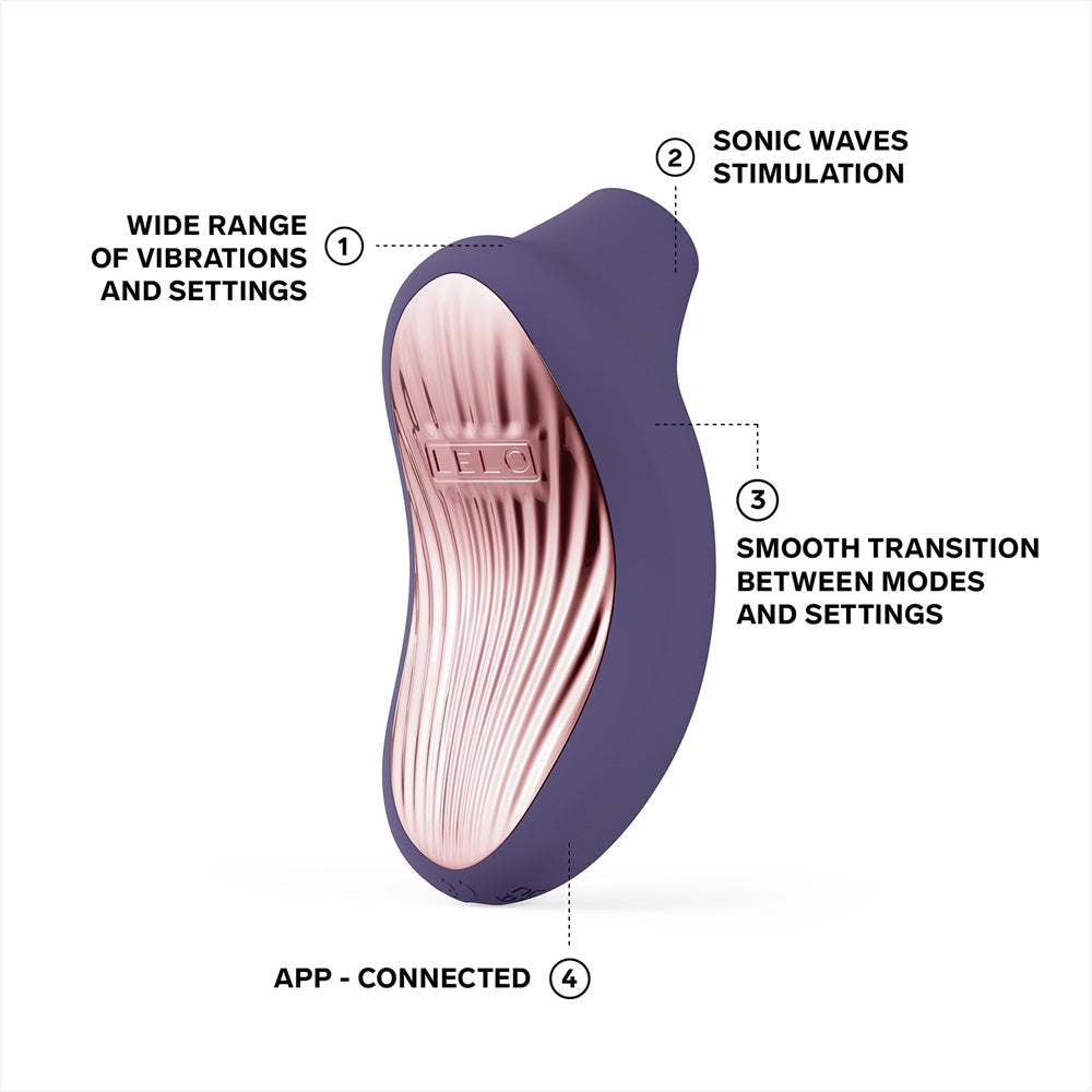 Lelo Sona 3 (Cyber Purple) – Luxury Clitoral Massager > Sex Toys For Ladies > Clitoral Vibrators and Stimulators - Tophatter Daily Deals