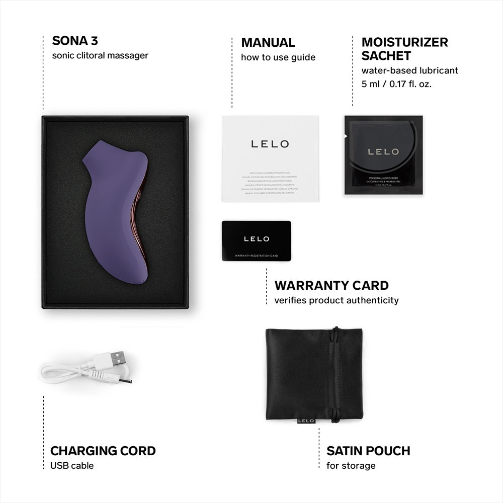 Lelo Sona 3 (Cyber Purple) – Luxury Clitoral Massager > Sex Toys For Ladies > Clitoral Vibrators and Stimulators - Tophatter Daily Deals