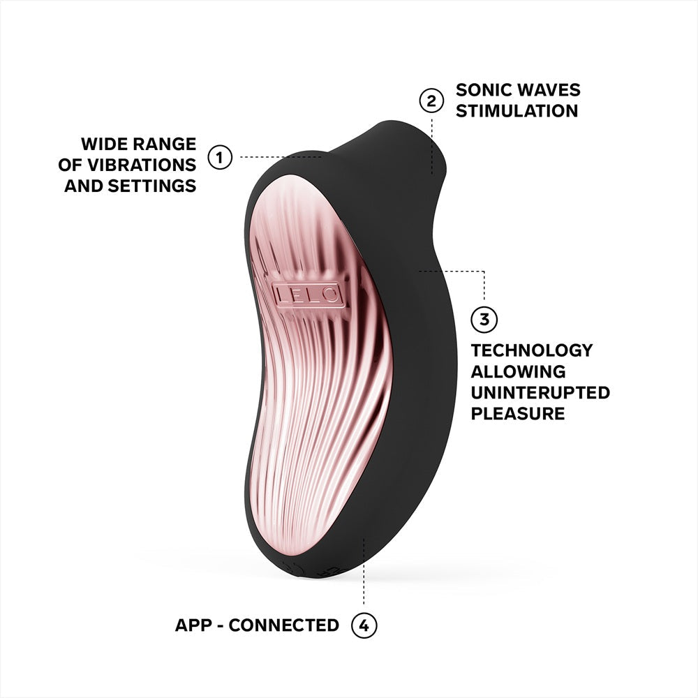 Lelo Sona 3 Cruise (Black) – Sonic Clitoral Massager > Sex Toys For Ladies > Clitoral Vibrators and Stimulators - Tophatter Daily Deals