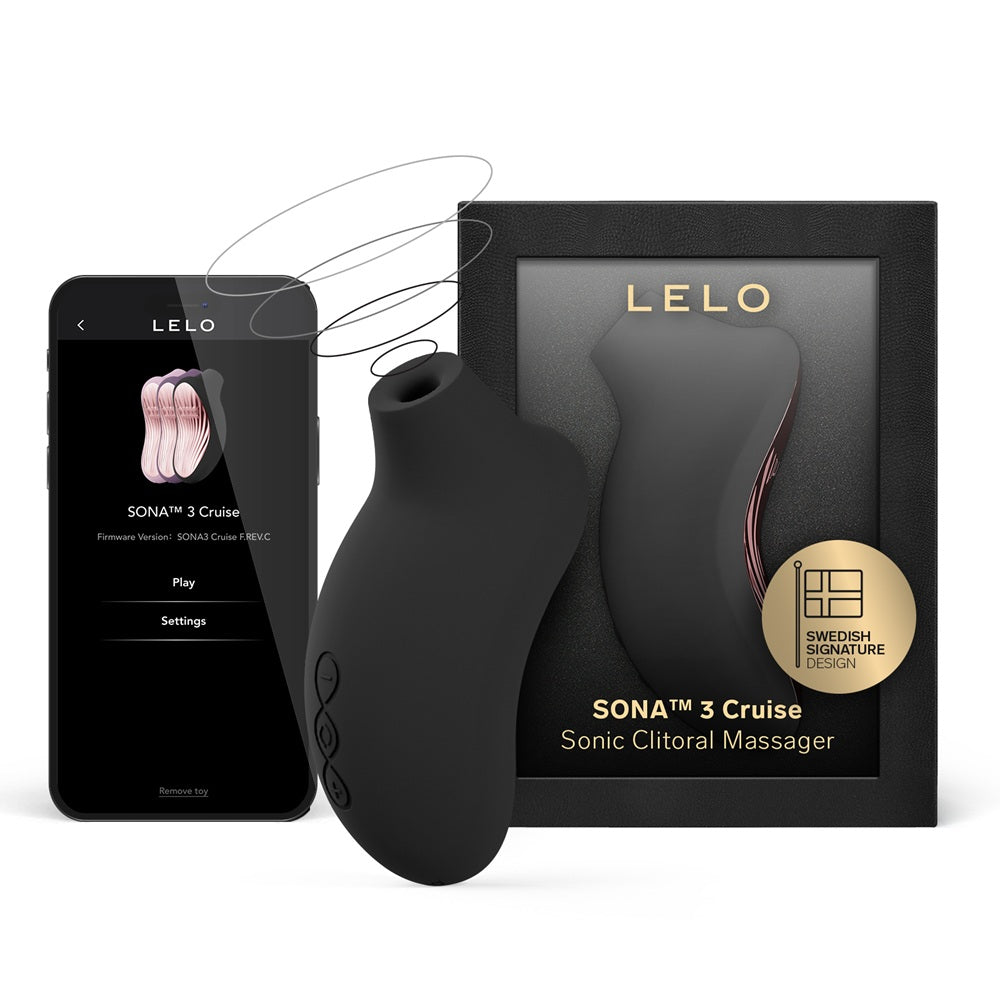 Lelo Sona 3 Cruise (Black) – Sonic Clitoral Massager > Sex Toys For Ladies > Clitoral Vibrators and Stimulators - Tophatter Daily Deals