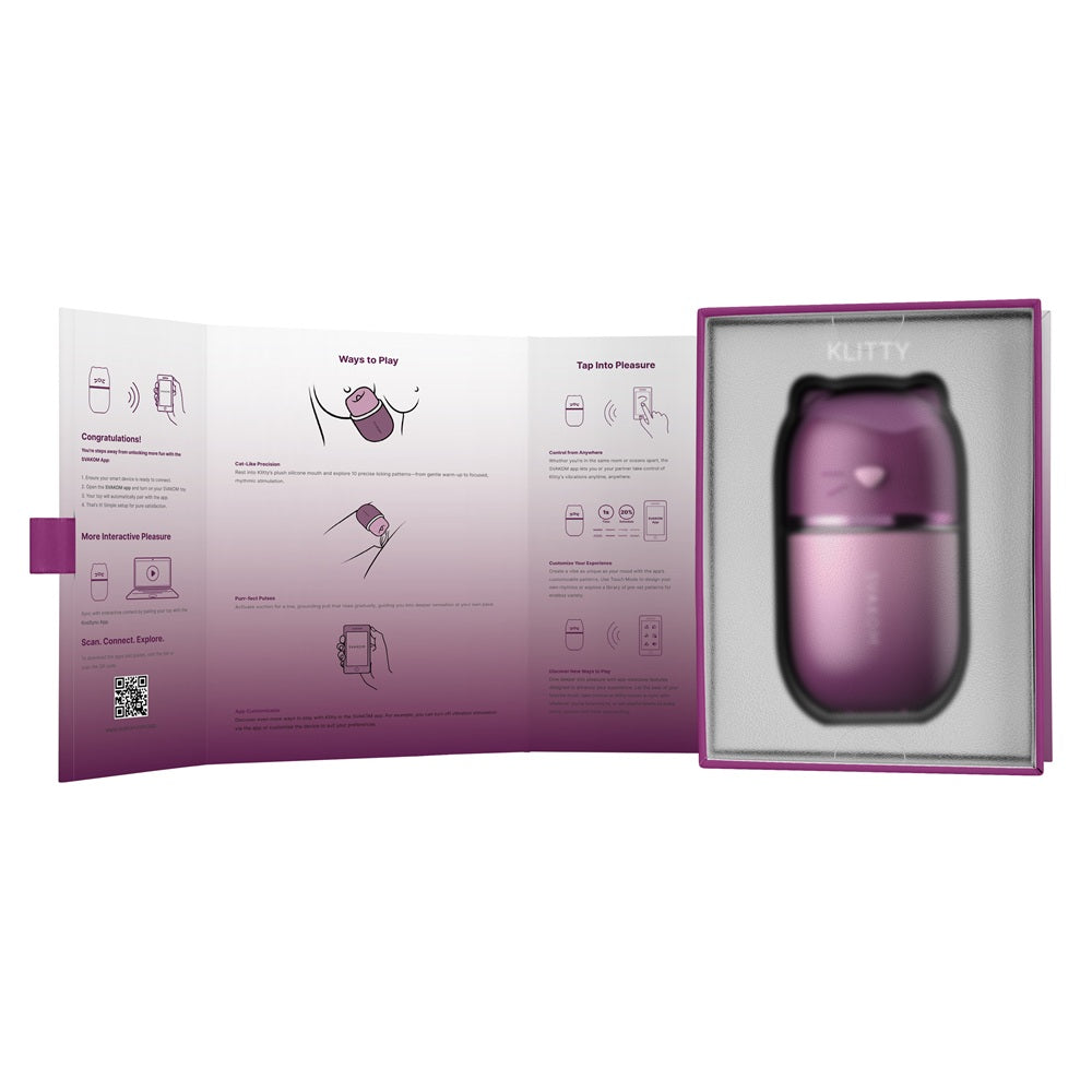 Svakom Klitty Dual Action Licking and Suction Stimulator > Sex Toys For Ladies > Air Pulsation - Tophatter Daily Deals