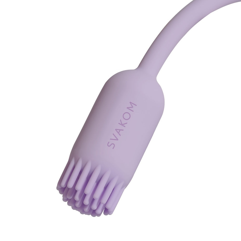 Svakom Plume Flexible Brush Tail Bullet Vibrator > Sex Toys For Ladies > Clitoral Vibrators and Stimulators - Tophatter Daily Deals