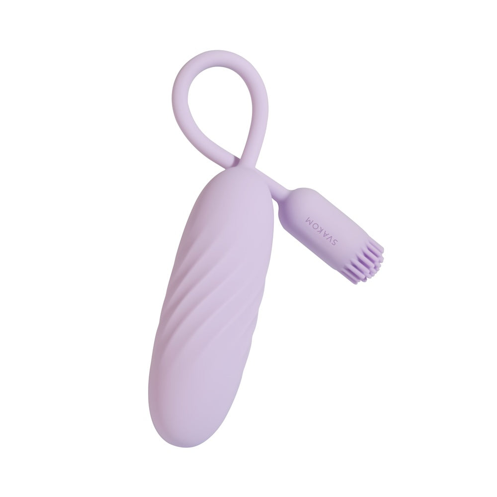 Svakom Plume Flexible Brush Tail Bullet Vibrator > Sex Toys For Ladies > Clitoral Vibrators and Stimulators - Tophatter Daily Deals