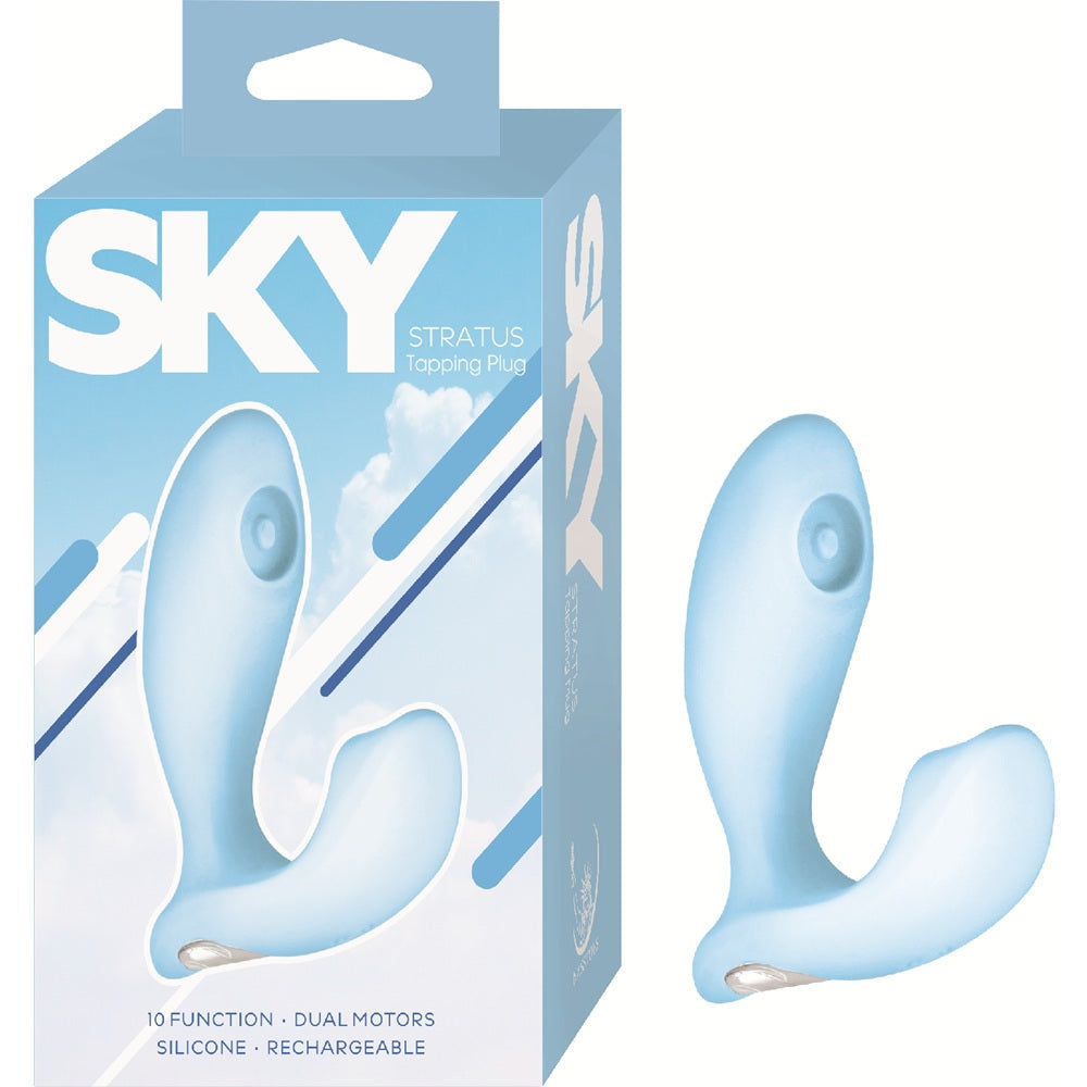 Nasstoys Sky Stratus – USB Rechargeable Tapping Plug with 3.5 Inch Length > Sex Toys For Ladies > Clitoral Vibrators and Stimulators - Tophatter Daily Deals