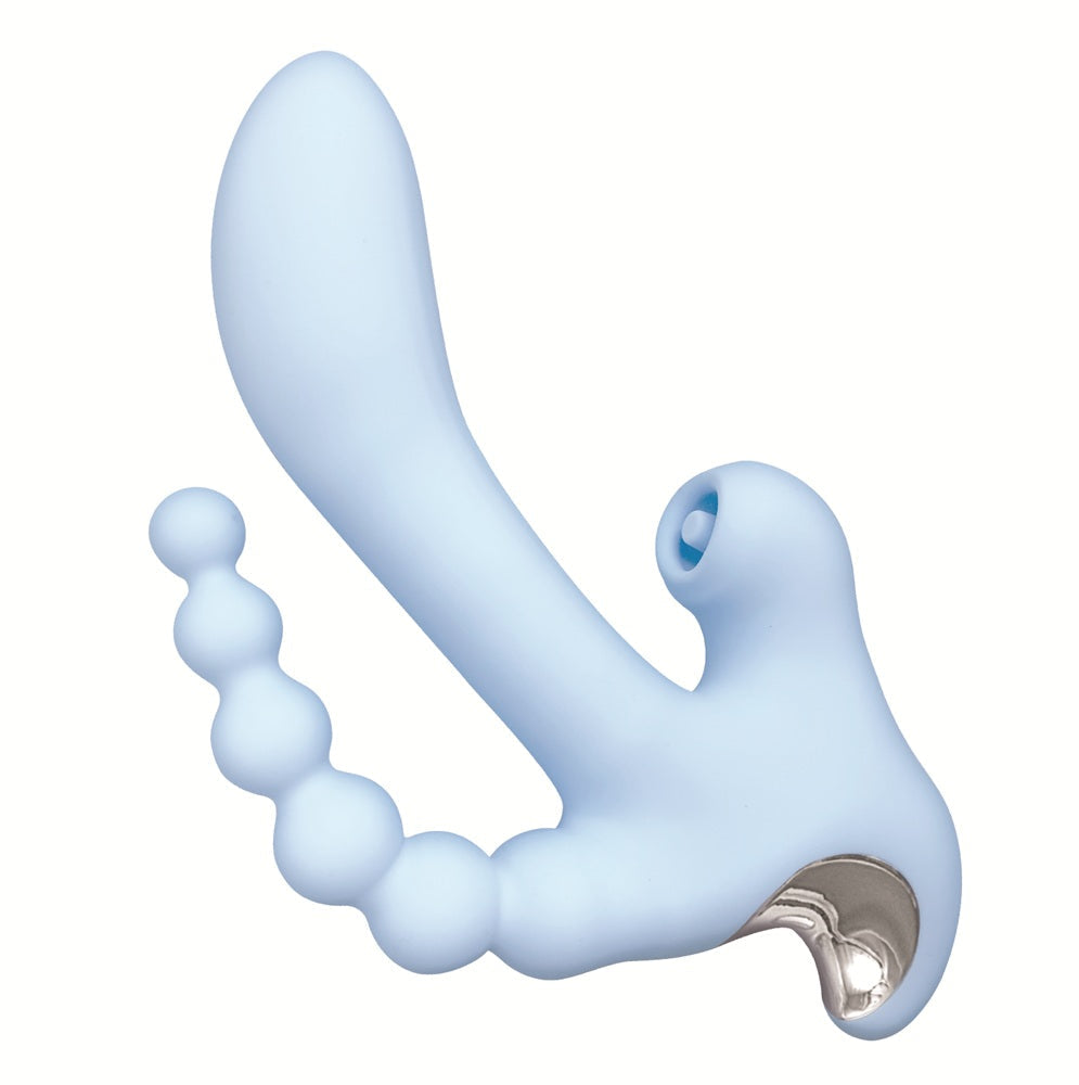 Nasstoys Sky Cirrus Three Way Vibe – USB Rechargeable 4.5 Inch Vibrator > Vibrators > Ladies > Rabbit Multi - Tophatter Daily Deals