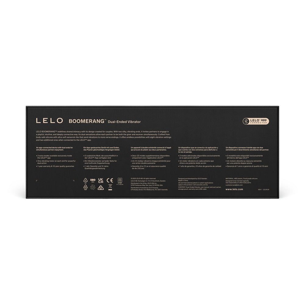 Lelo Boomerang – Dual Ended Vibrator > Dildos > Double Dildos - Tophatter Daily Deals