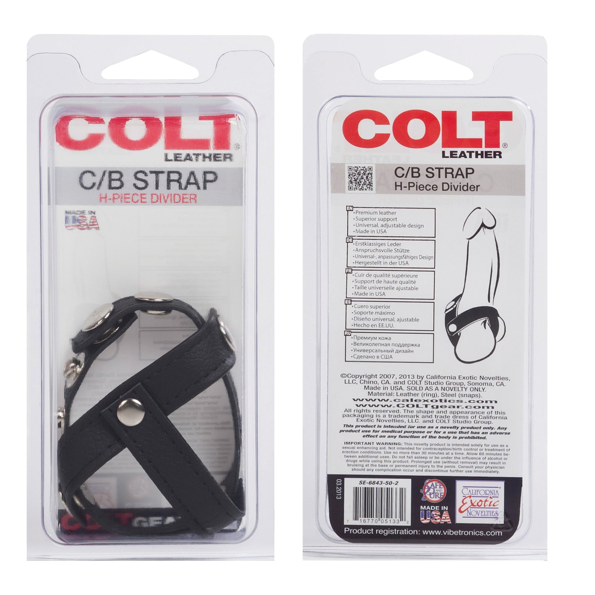 Colt Leather H-Piece Divider Strap – Leather Strap Accessory > Clothes > Mens Leather - Tophatter Daily Deals